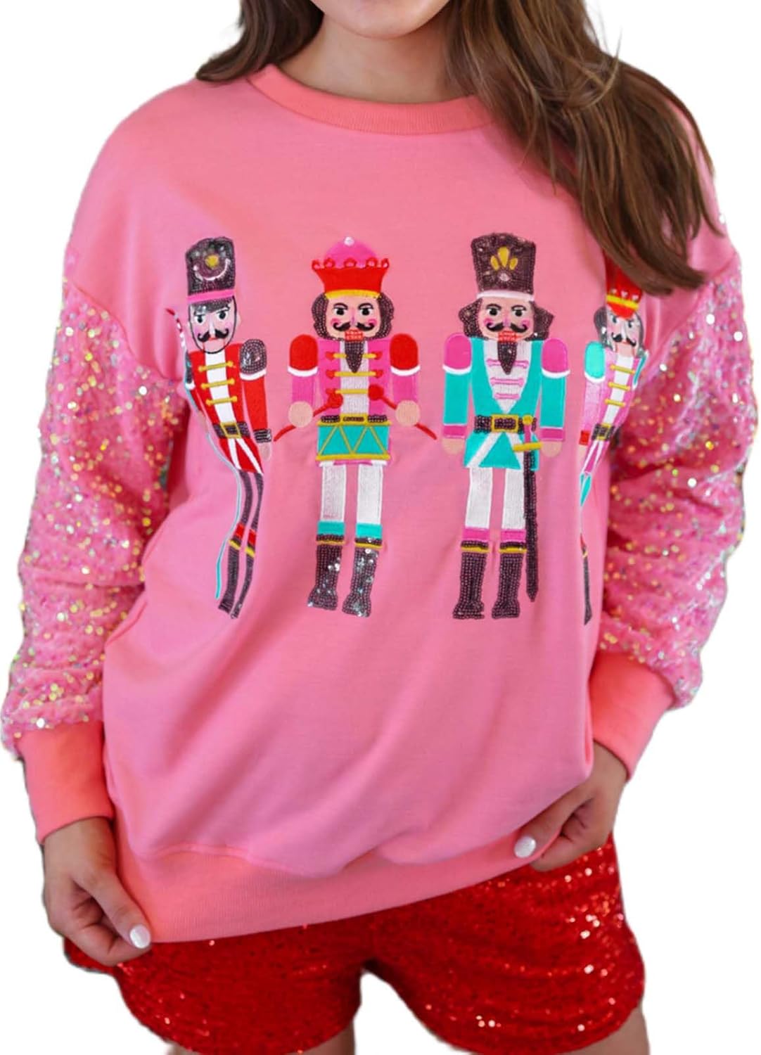 Sparkling Holiday Sweater by Yiulangde