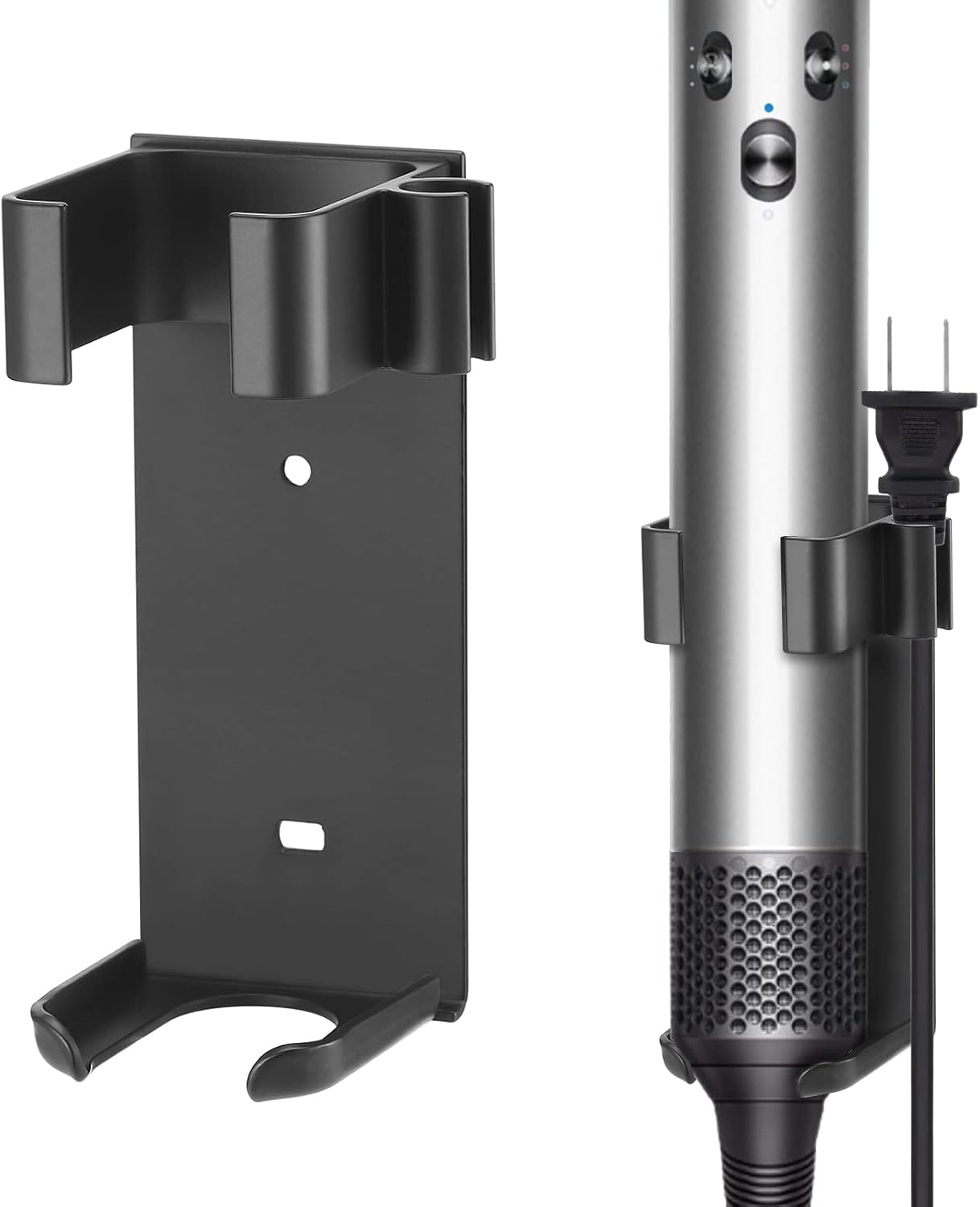 Aluminum Wall Mount Holder for Dyson Airwrap - Organize Styling Tools Easily!