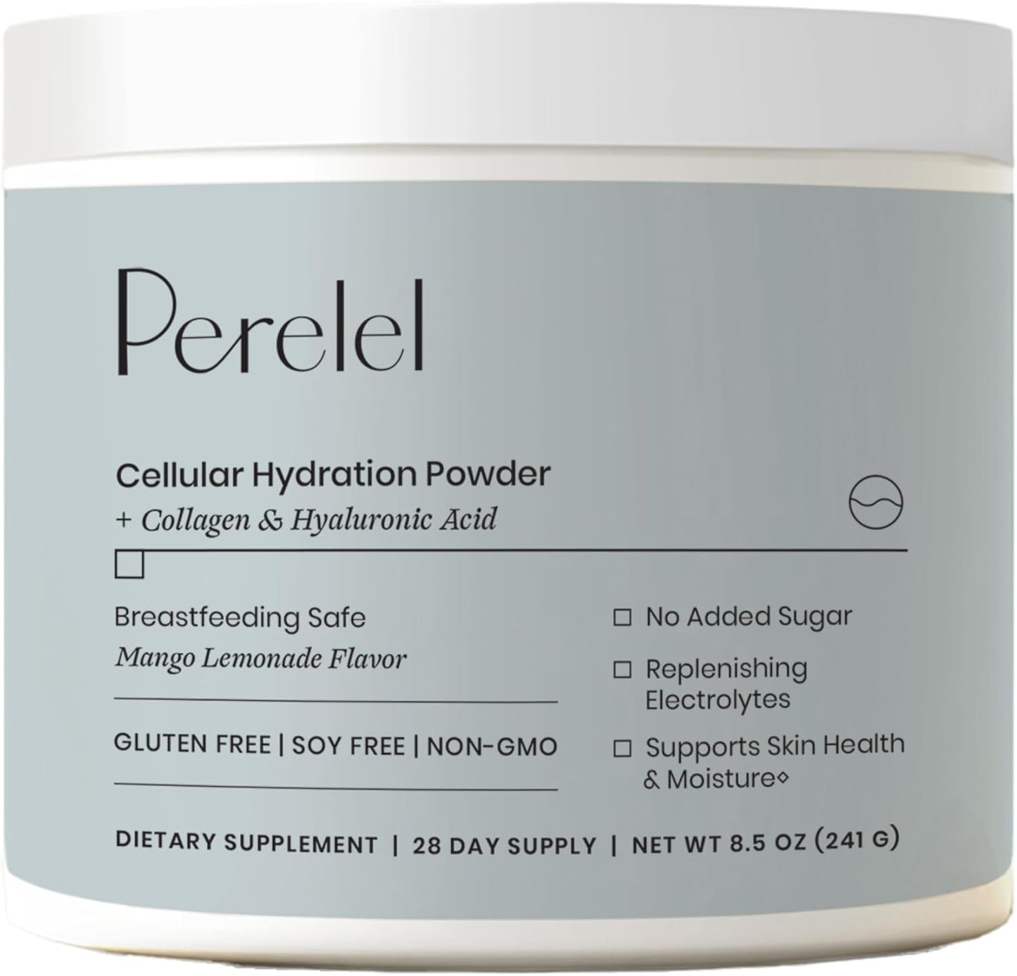 Perelel Hydration Powder with Collagen & Hyaluronic Acid