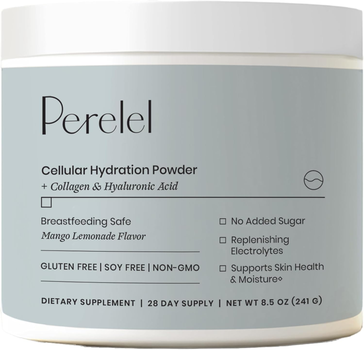 Perelel Hydration Powder with Collagen & Hyaluronic Acid