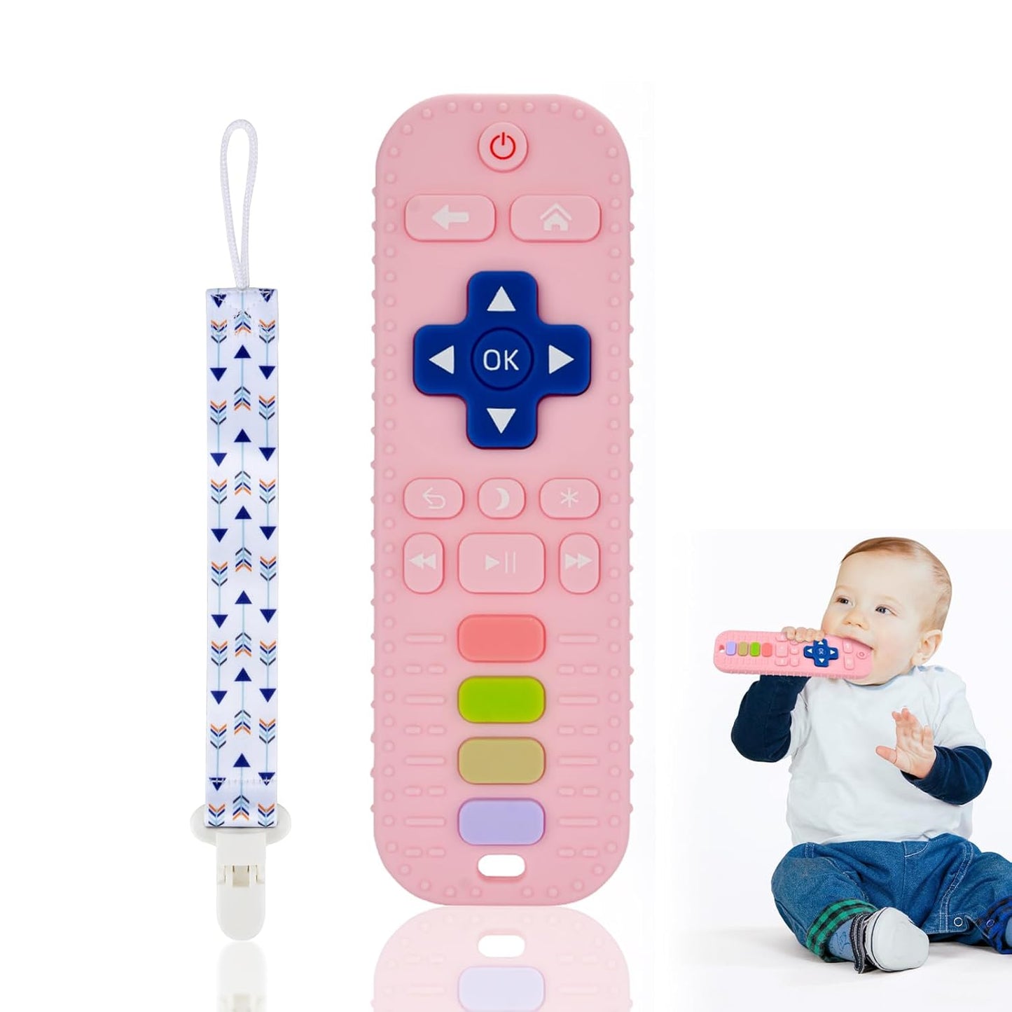 TV Remote Teether for Soothing Relief 