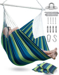 XXL Hammock Chair Swing with Cushions - Max 500lbs Capacity