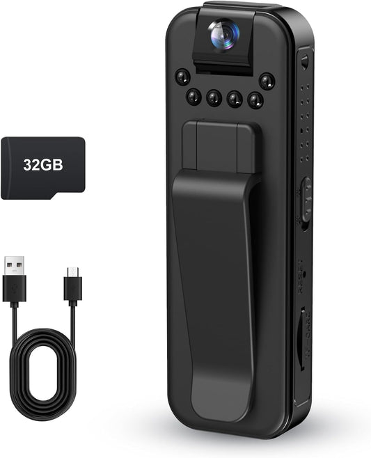 HD Mini BodyCam with Night Vision - Ultimate Portable Security