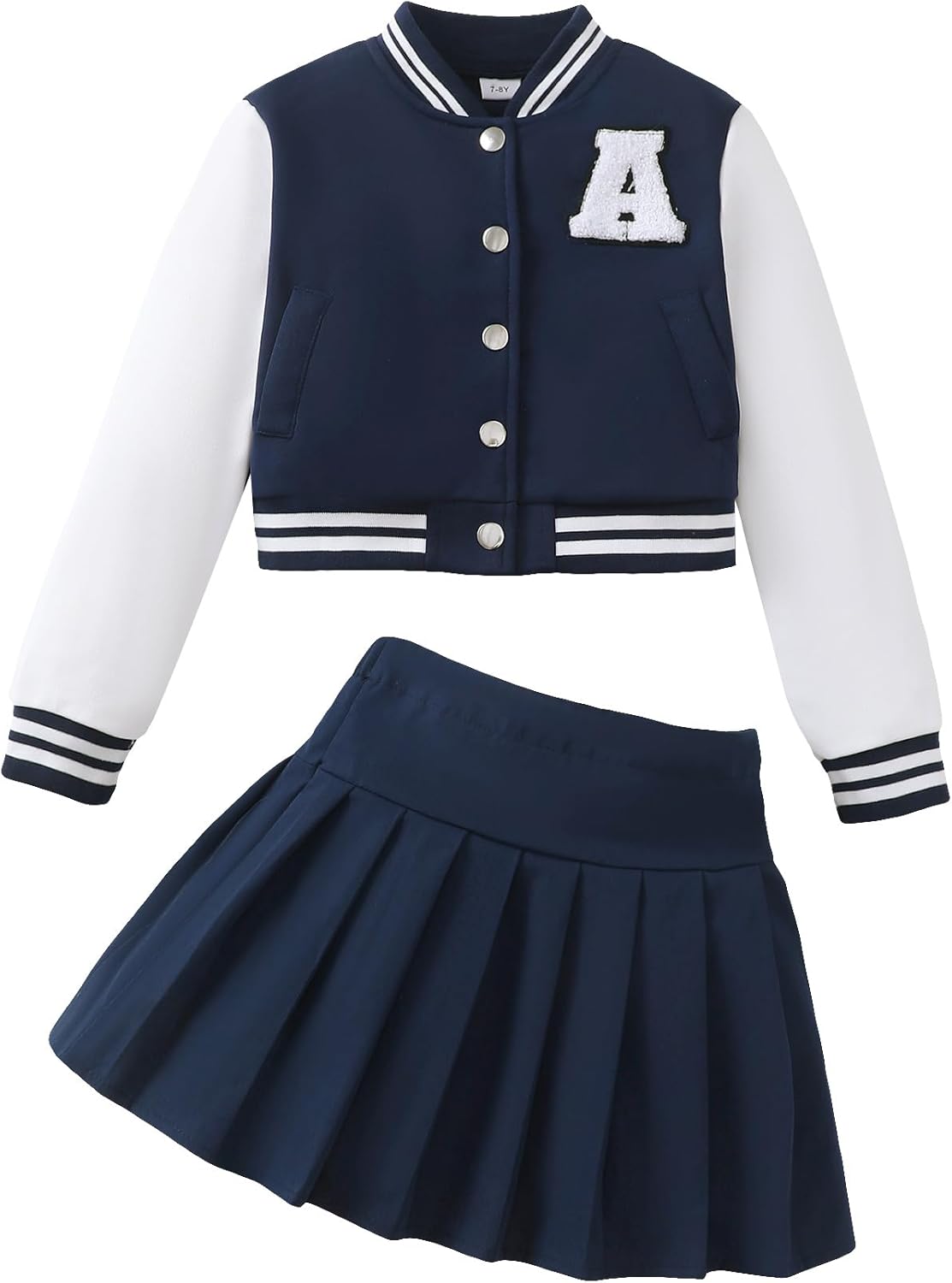 Girls 2 Piece Outfits Skirt Set by YOURUIKEY for Fall
