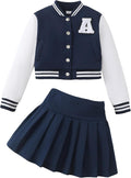 Trendy Girls 2 Piece Outfits Skirt Set for Fall and Winter