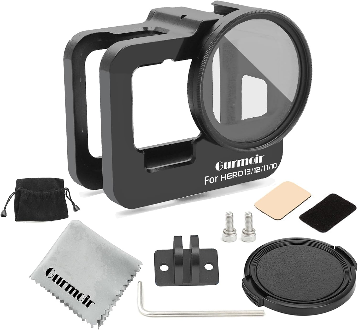 Gurmoir Metal Protective Case for Go Pro Hero 13/12/11/10/9