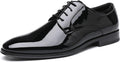 Mens Classic Formal Oxford Patent Leather Shoe - Timeless Dress Shoe