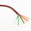 Thermostat Wire 18/8 18 Gauge 8 Conductor 50 Feet Brown Cable