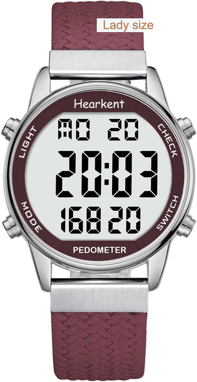 Stay Active with Women's Waterproof Pedometer Watch