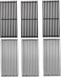 17in Grill Grates and Emitter for Charbroil TRU Infrared 3-Burner