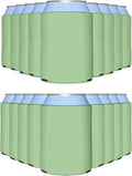 PartyPrints 200 Pack Mint Blank Can Cooler Sleeves - Bulk Sublimation