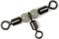 BLUEWING 3-Way Swivel Fishing Rig with Glow Beads - Smooth Rotation