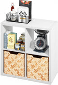 Furinno Hermite 4-Cube Open Shelves Kitchen Storage - Sleek 4-Cube