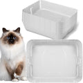 Disposable Cat Litter Boxes 25 Pack - Portable Kitten Tray Set