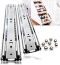YENUO Heavy Duty Drawer Slides Full Extension 28 in - Smooth 100 lb