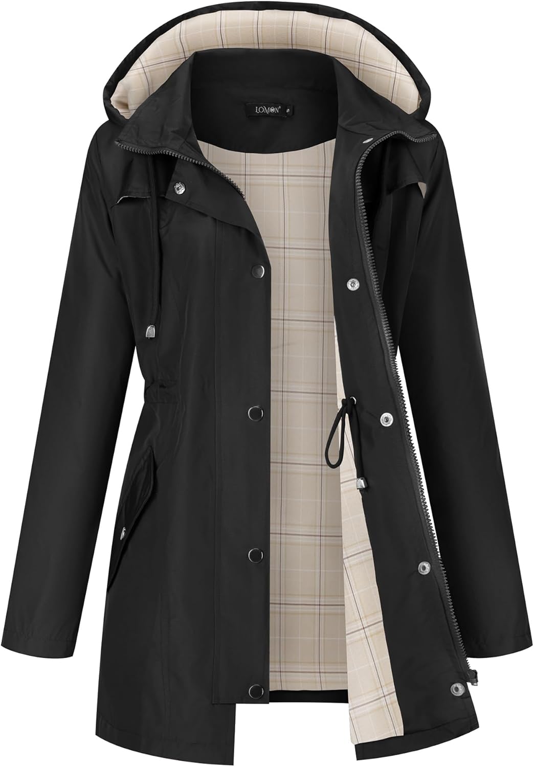 LOMON Women Waterproof Outdoor Hiking Raincoat for All Seasons