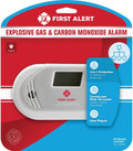 Combination Explosive Gas and Carbon Monoxide Alarm with Backlit