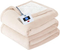 Sealy Electric Blanket Twin Size - Soft Flannel & Sherpa Heated