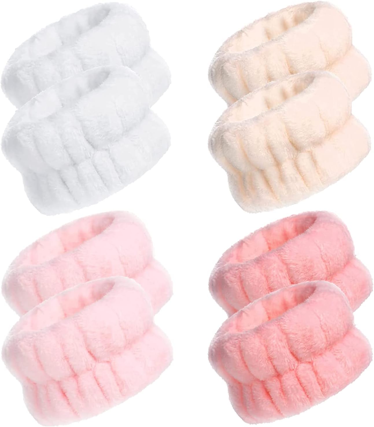JANFUN Women's Microfiber Spa Wristbands - Prevent Water Spillage!