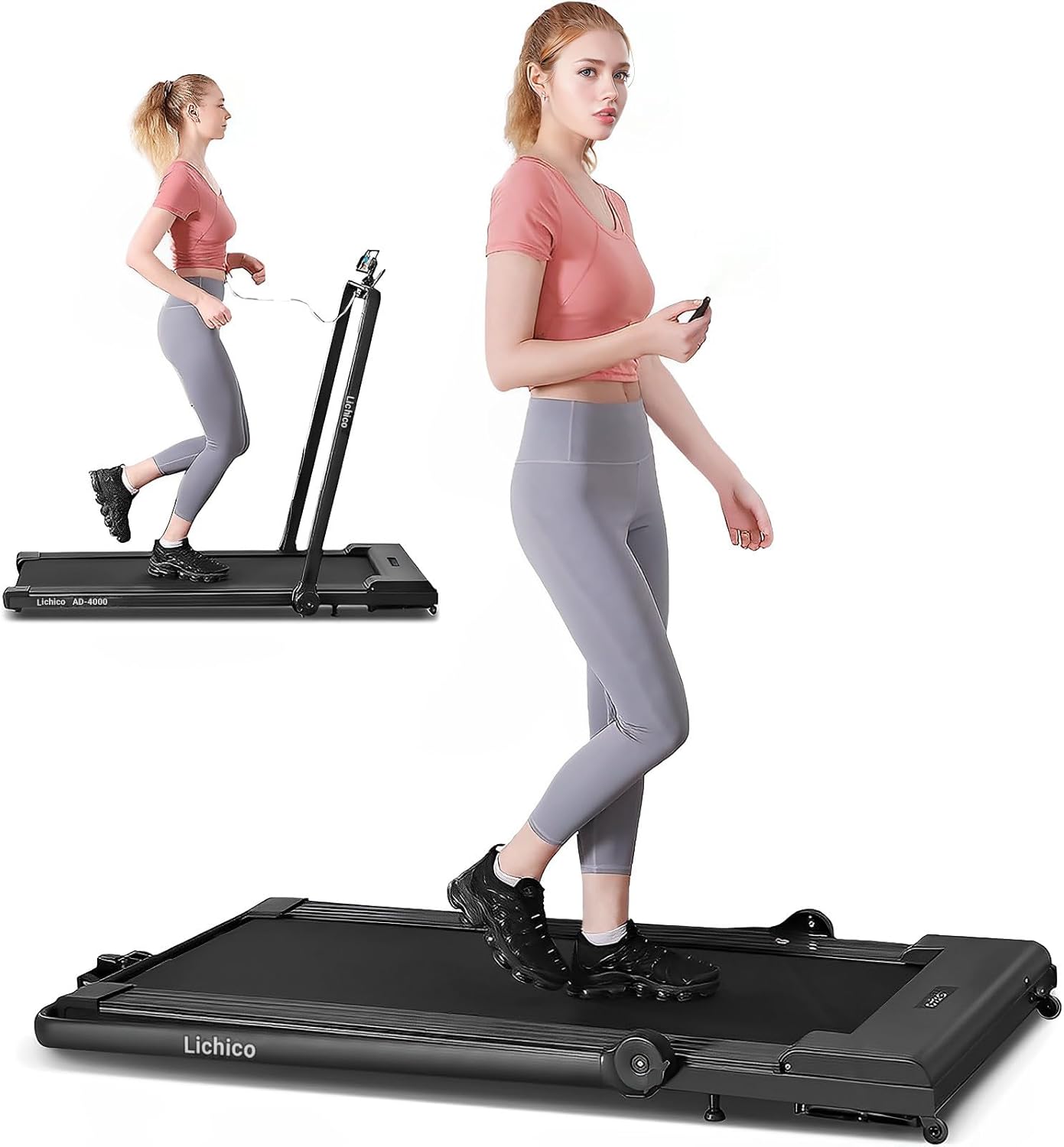 Lichico Ultra-Quiet Under Desk Treadmill