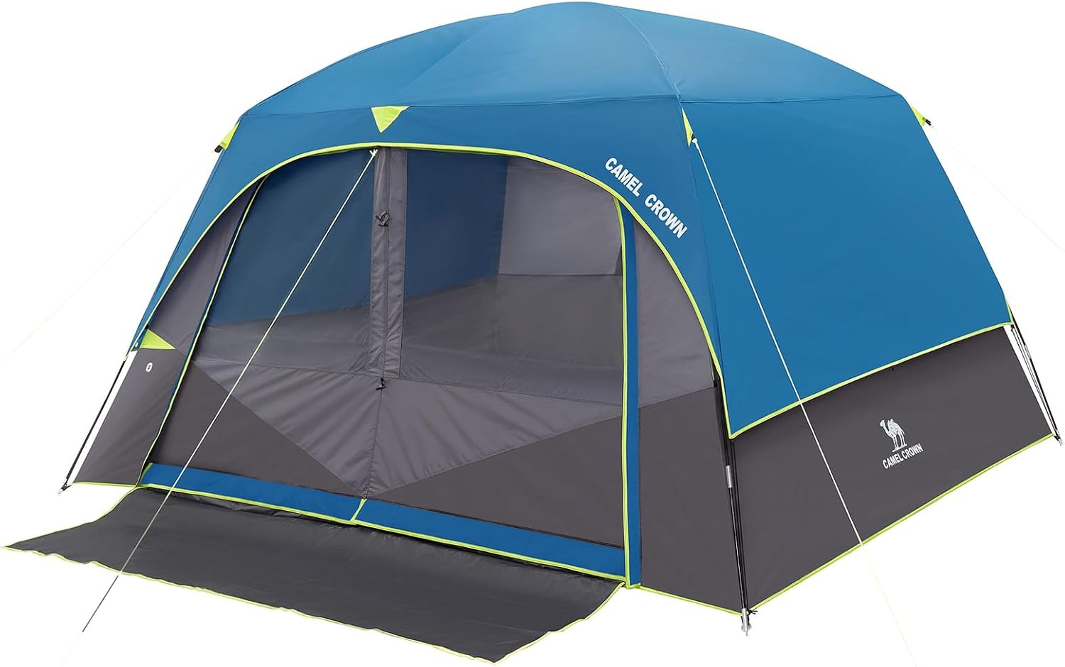 Waterproof 4 Person Tent by CAMEL CROWN - Easy Setup for Family Camping