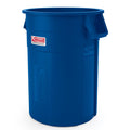 55 Gallon Utility Trash Can Blue - Heavy Duty Commercial