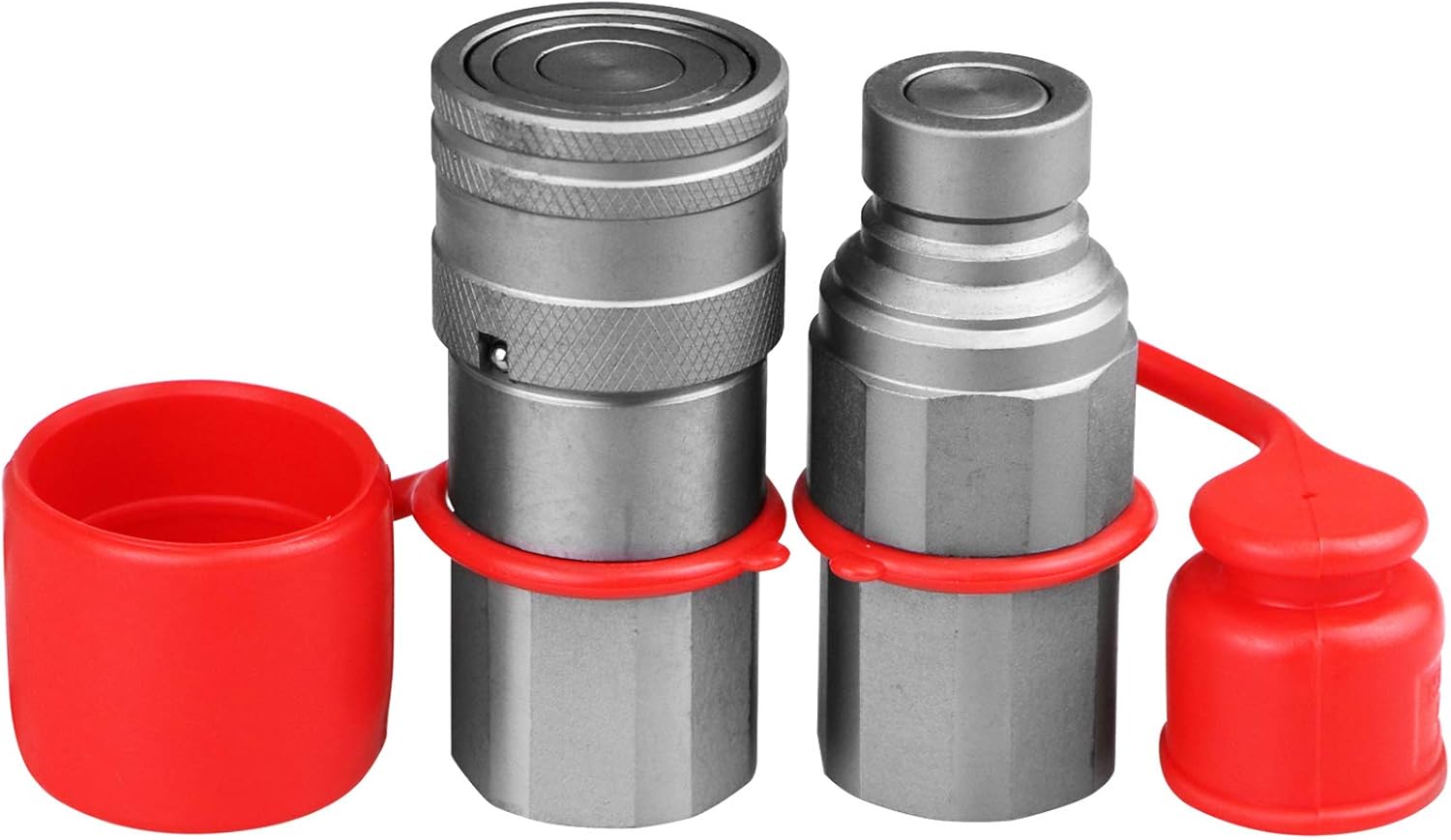 3/4in SAE Skid Steer Hydraulic Quick Connect Couplers for Bobcat