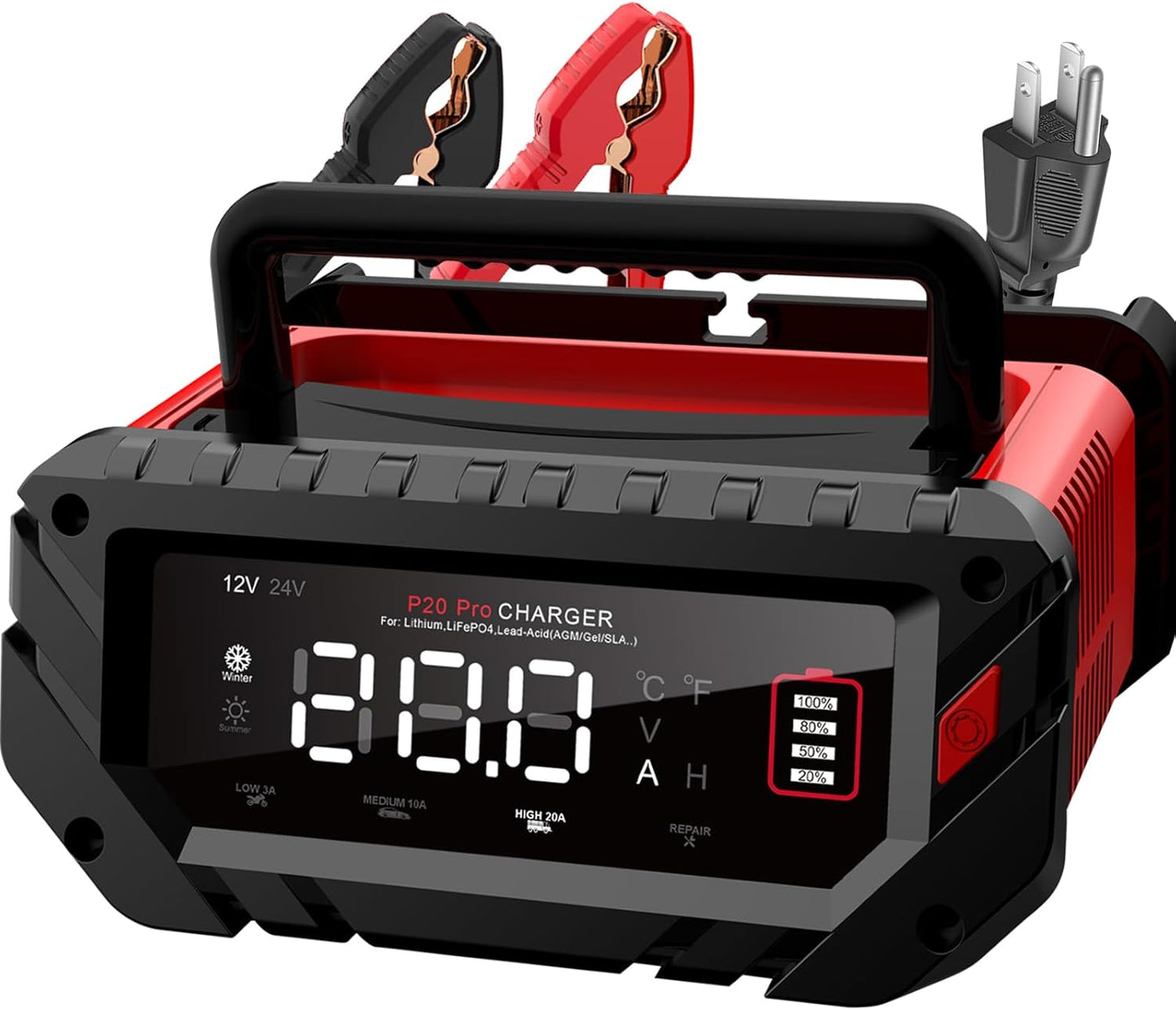 Lithium Lifepo4 Battery Charger for 12V 24V Deep Cycle Use