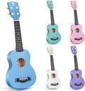 Soprano Ukulele for Beginners - 21 Inch Basswood Blue