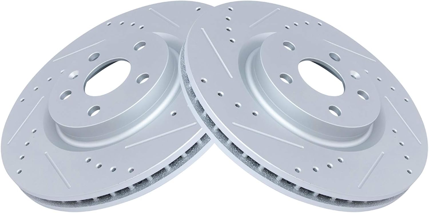 Premium G-Coated Front Brake Rotors Set for Buick Regal & More