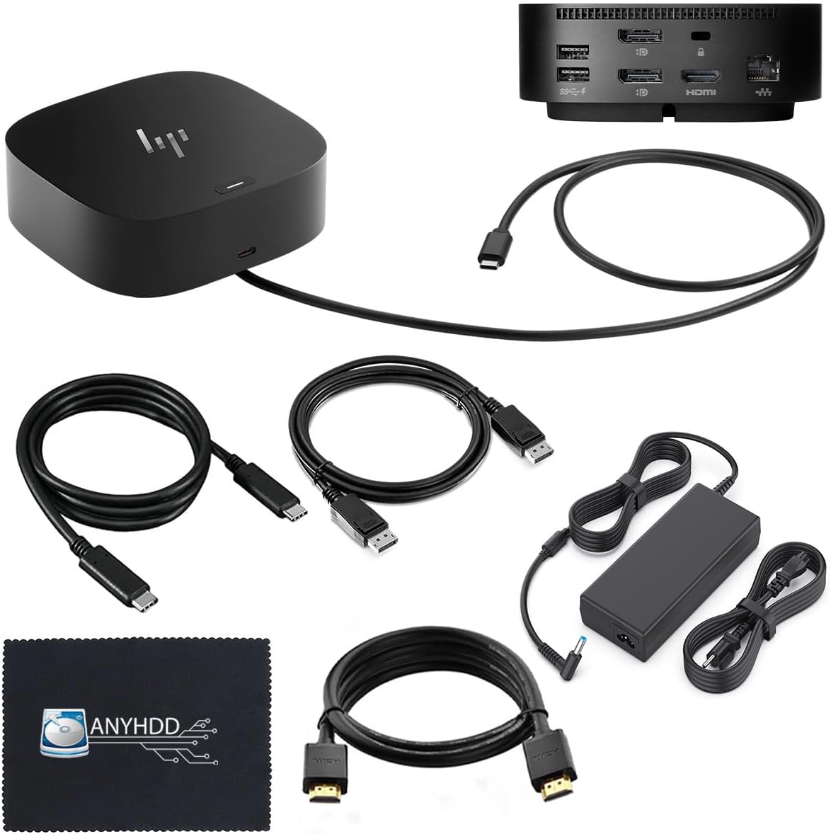 HP 26D32AA#ABL Docking Station G5 for Dual Monitor Setup