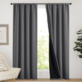 Blackout Curtains for Bedroom Pair - Energy Smart Thermal Panels