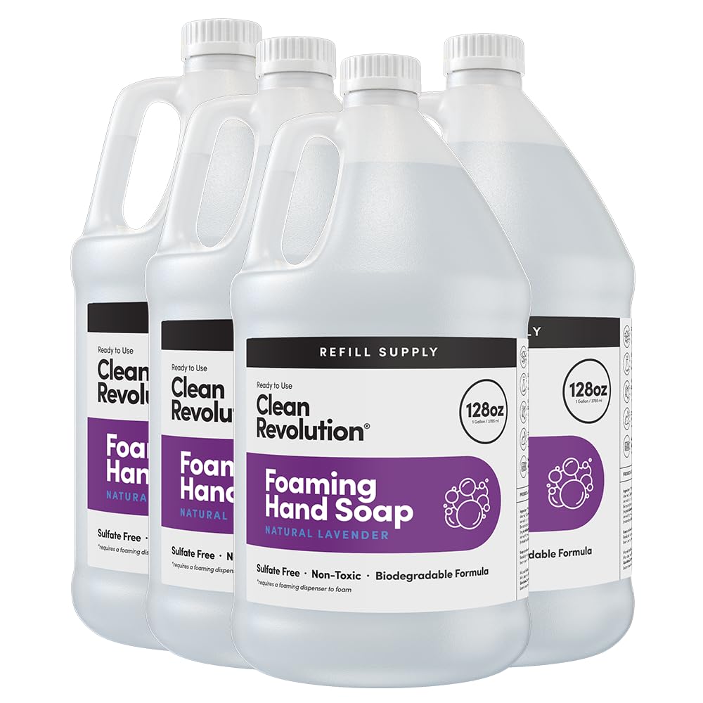 Clean Revolution Foaming Hand Soap Refill Supply for Eco-Friendly Care