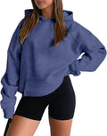 onlypuff Women Pullover Sweatshirt Hoodies Kangaroo Pocket - Cozy
