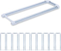 10-Pack T8 U Bend LED Tube Light 2FT 24W 6000K Daylight - Bright