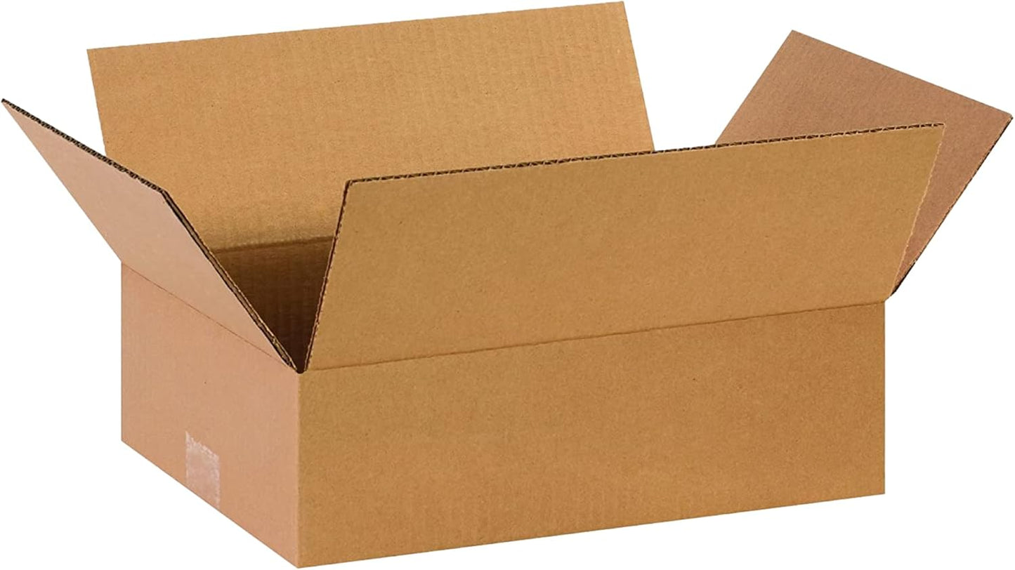 14 x 10 x 4 Corrugated Cardboard Boxes for Shipping and Storage