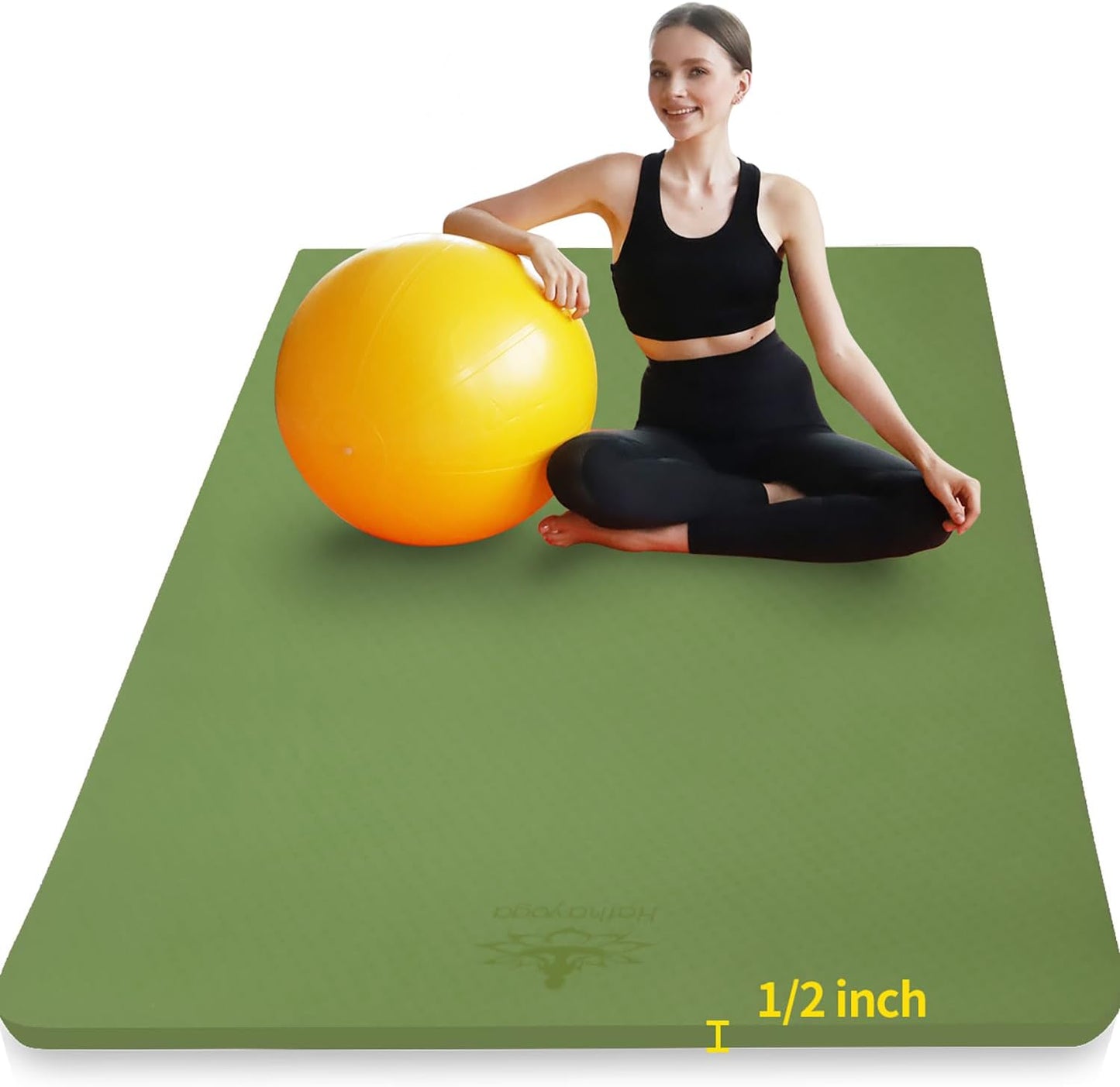 Extra Thick Non-Slip TPE Yoga Mat - Hatha Yoga Must-Have!