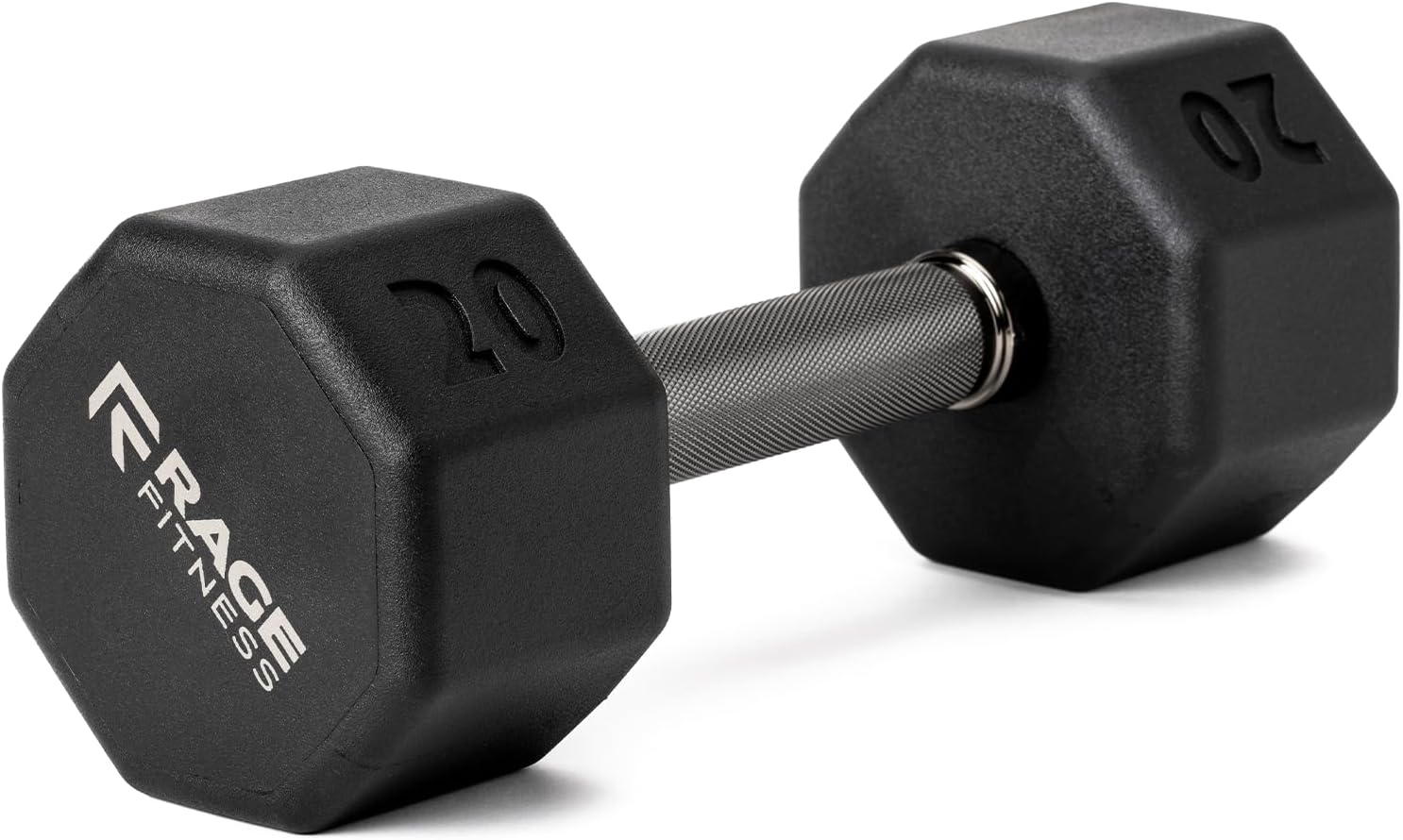 Rubber Coated Dumbbells with Easy-Grip Handles for Home Gym