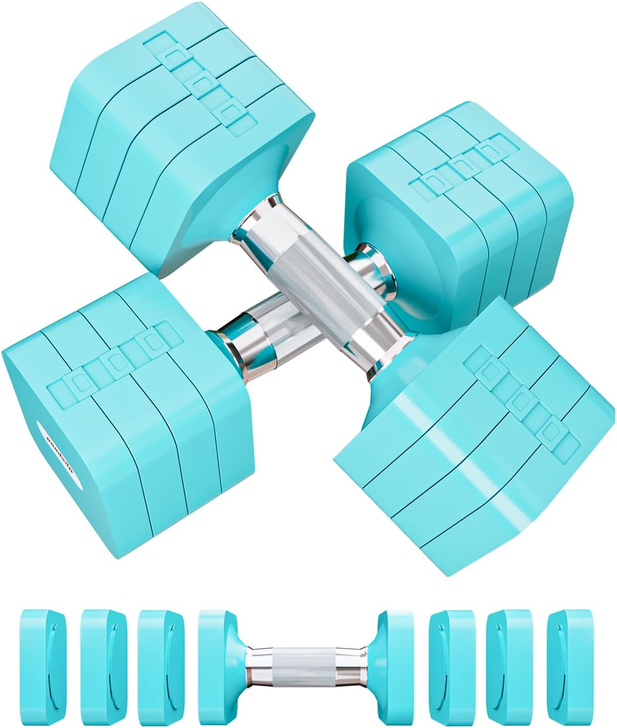 Adjustable Dumbbell Set for Home Gym Strength Training Workouts