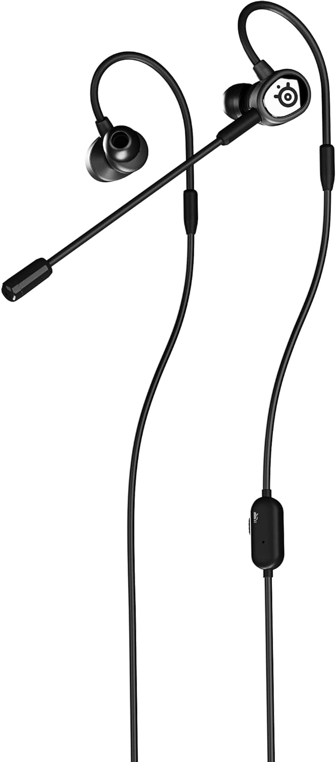 SteelSeries Tusq In-Ear Gaming Headset - Dual Mic, Ergonomic Design