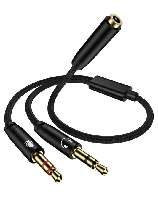 Braided 2-in-1 Headphone Splitter - Dual Audio