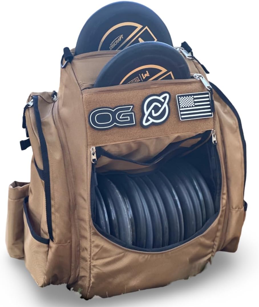Discology OG V3 Disc Golf Bag | 26+ Disc Capacity | Durable & Stylish Design