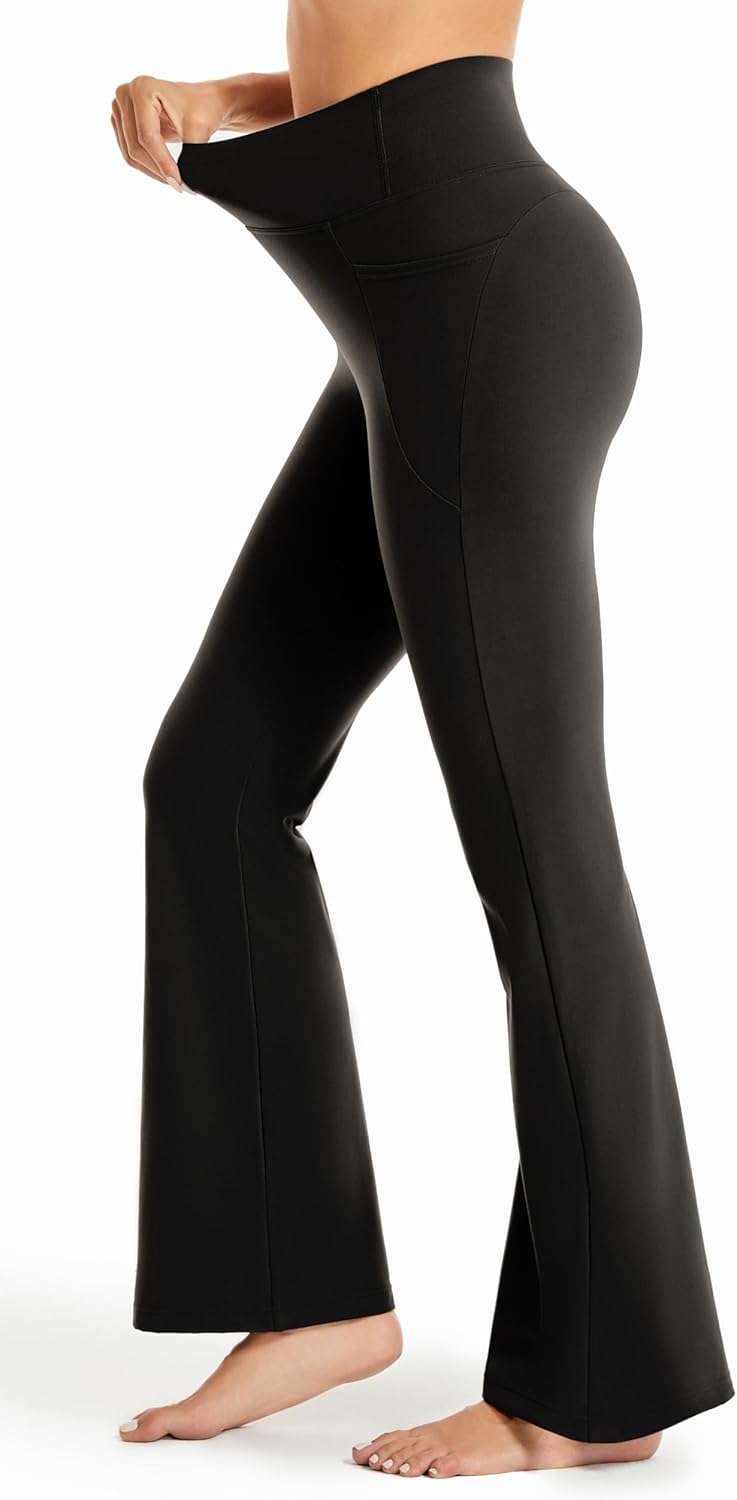 Maxbee Flare Leggings: Tummy Control & Pockets!