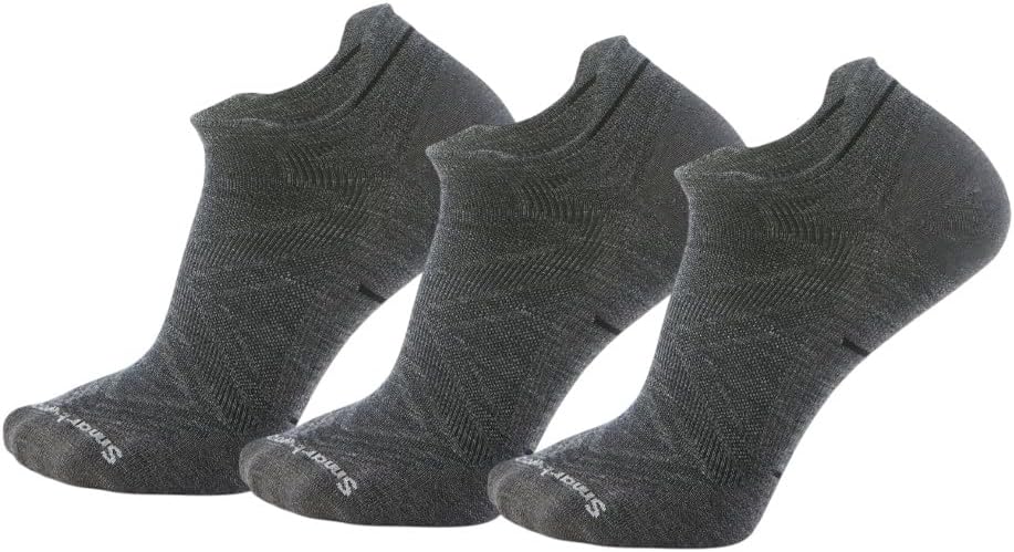 Smartwool Men's Run Zero Cushion Low Ankle Socks for Comfort