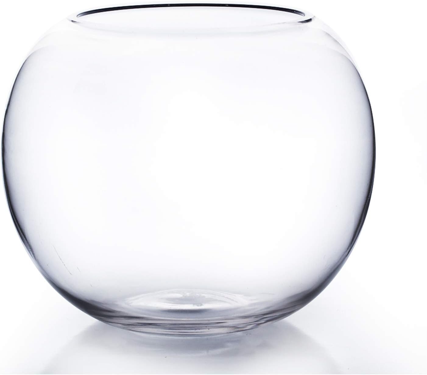WGV Bowl Glass Vase for Home Decor and Wedding Events