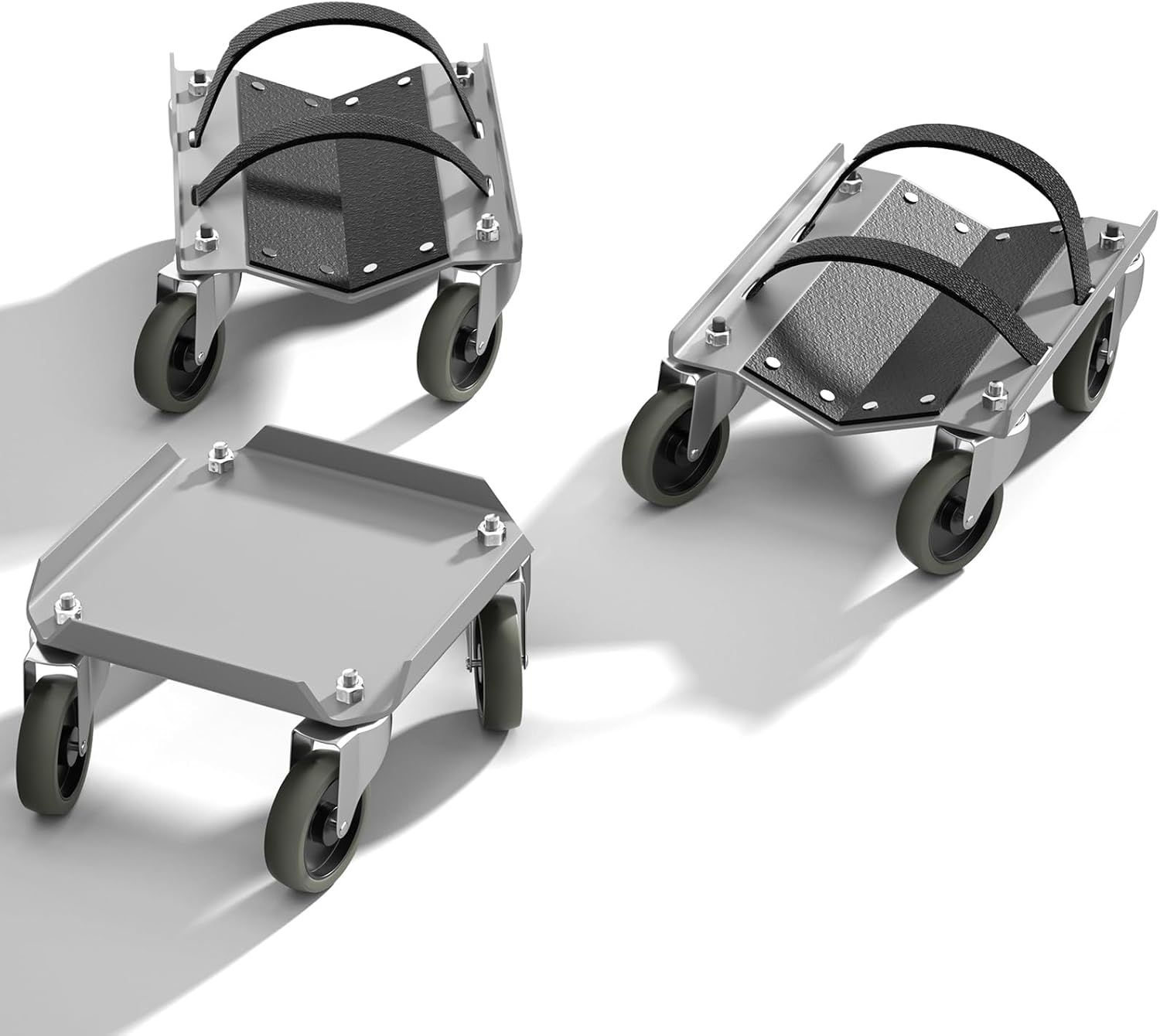 Heavy Duty Snowmobile Dolly Set with 1500 lbs Capacity and Casters