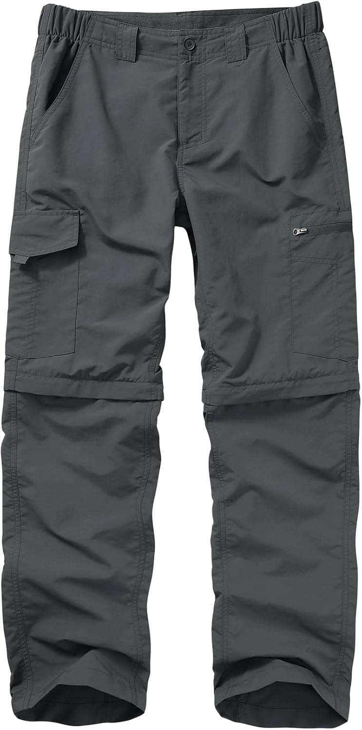 Mens Hiking Pants Convertible Quick Dry Lightweight for Outdoor Use