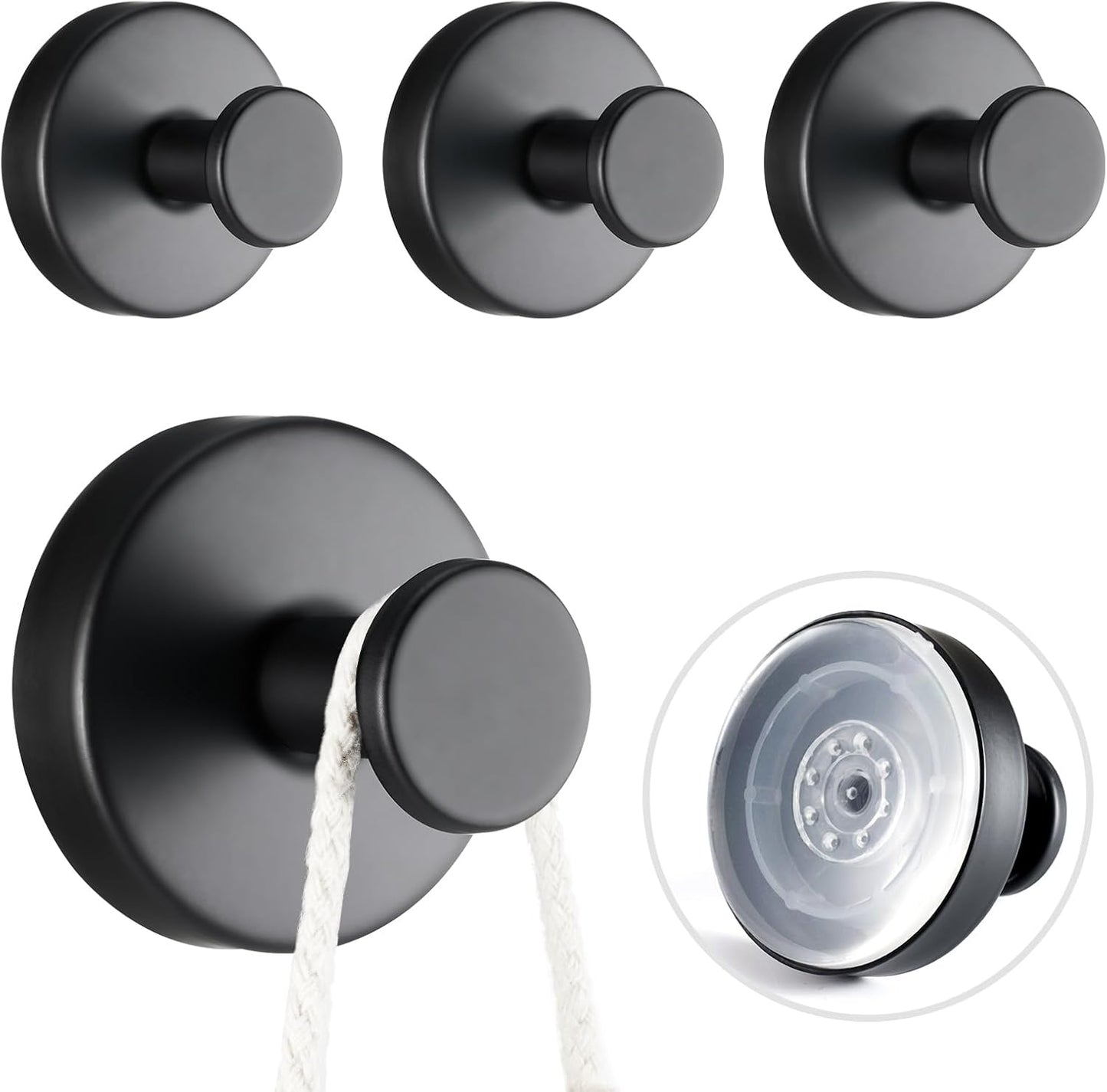 Reusable Stainless Suction Hooks - Organize with Ease!