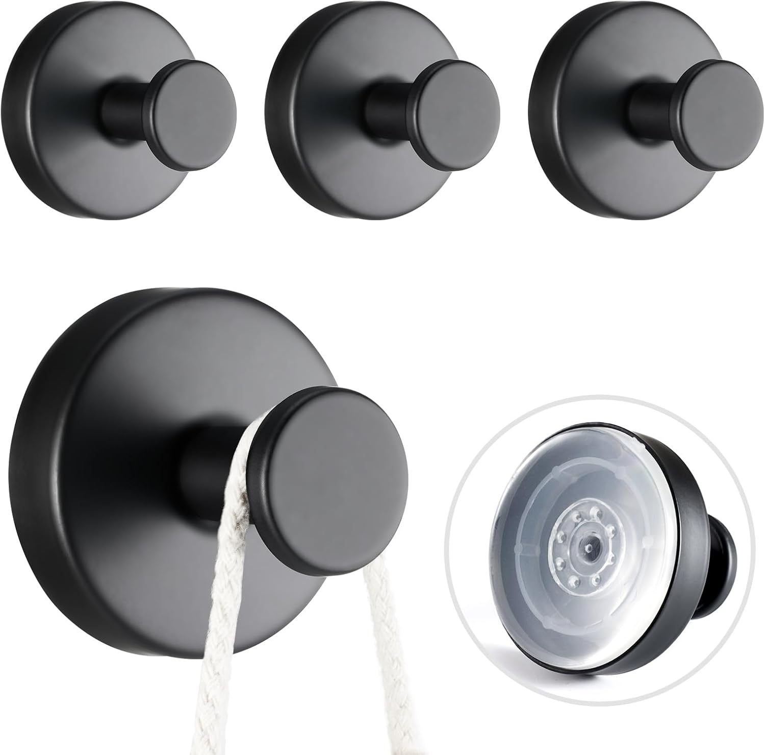 Reusable Stainless Suction Hooks - Organize with Ease!