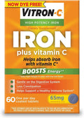 Vitron-C Coated Tablets 60 Tablets (Pack of 3) - High Potency Iron